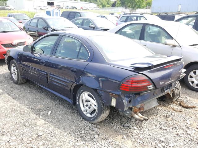 1G2NE52T7YM816157 - 2000 PONTIAC GRAND AM S Mavi foto 3