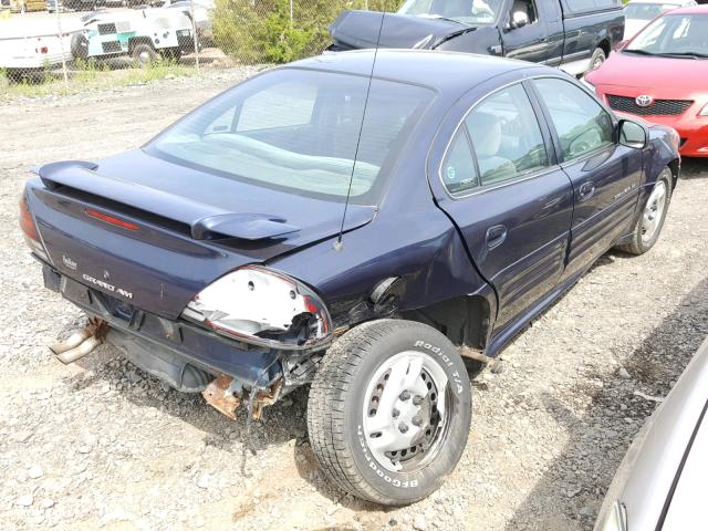 1G2NE52T7YM816157 - 2000 PONTIAC GRAND AM S Mavi foto 4