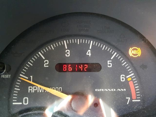 1G2NE52T7YM816157 - 2000 PONTIAC GRAND AM S Mavi foto 8