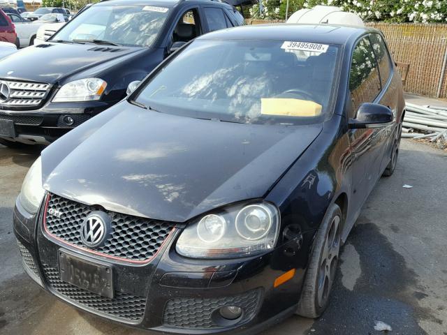 WVWFV71K76W109467 - 2006 VOLKSWAGEN NEW GTI BLACK photo 2