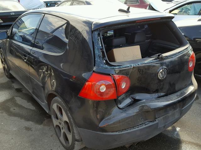 WVWFV71K76W109467 - 2006 VOLKSWAGEN NEW GTI BLACK photo 3