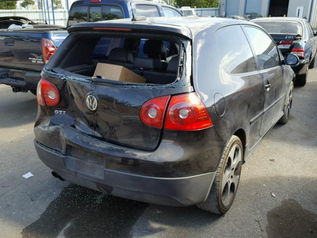 WVWFV71K76W109467 - 2006 VOLKSWAGEN NEW GTI BLACK photo 4