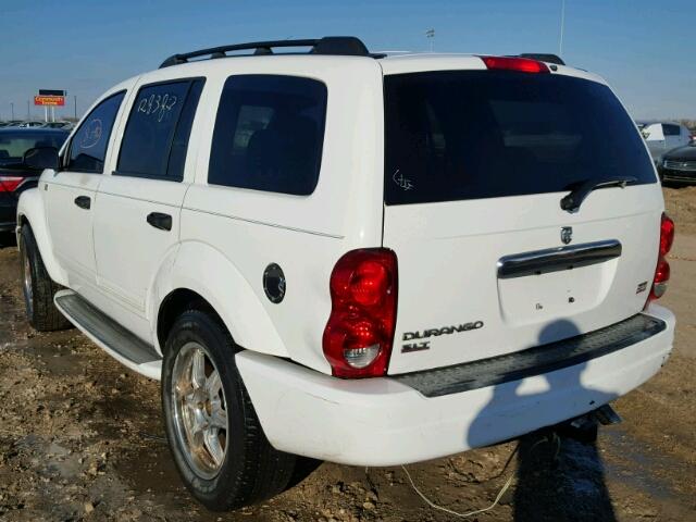 1D4HD48D14F229251 - 2004 DODGE DURANGO SL WHITE photo 3