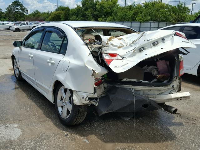 2HGFA16958H528385 - 2008 HONDA CIVIC EXL 白色 照片 3