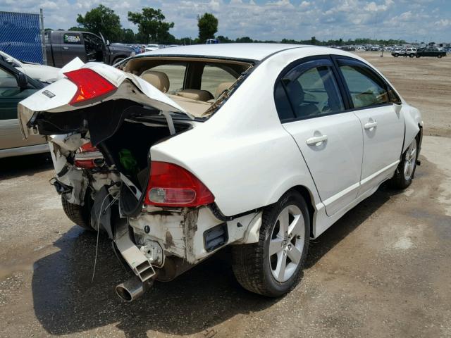 2HGFA16958H528385 - 2008 HONDA CIVIC EXL 白色 照片 4
