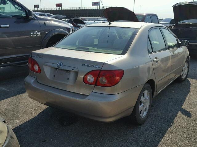 1NXBR32E05Z536791 - 2005 TOYOTA COROLLA CE BROWN photo 4