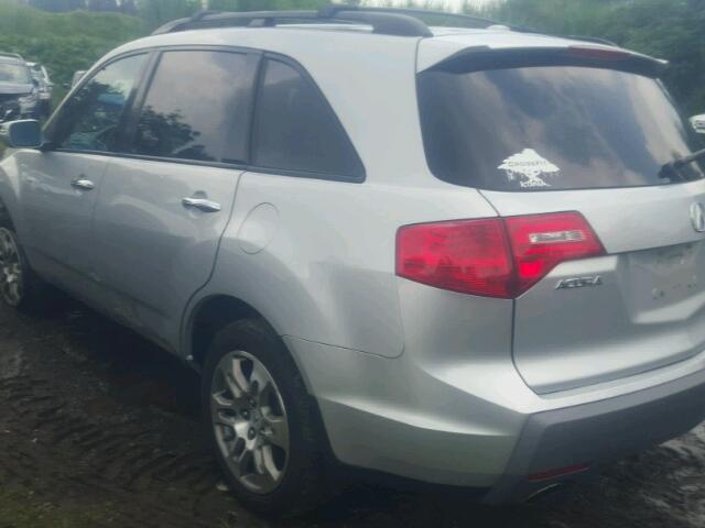 2HNYD28267H514847 - 2007 ACURA MDX SILVER photo 3