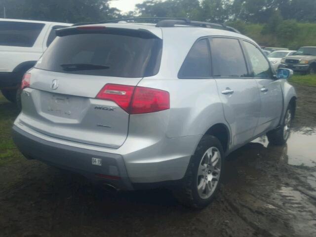 2HNYD28267H514847 - 2007 ACURA MDX SILVER photo 4