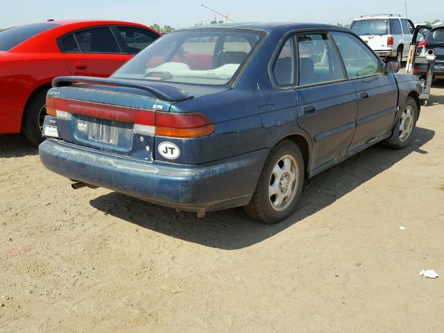 4S3BD4359V6200472 - 1997 SUBARU LEGACY L GREEN photo 4