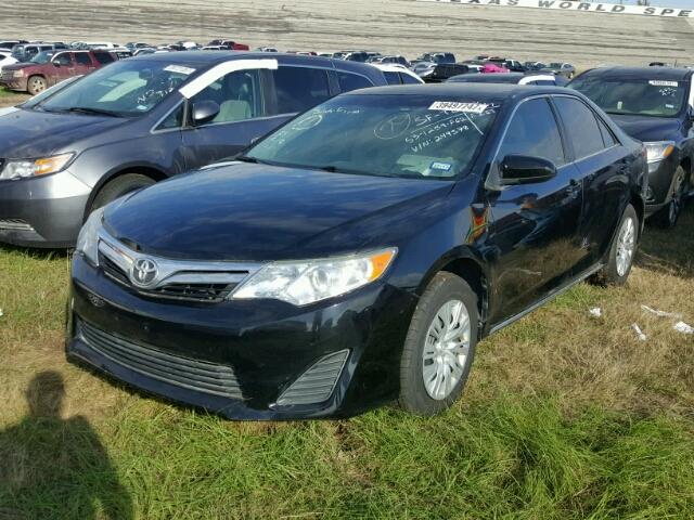 4T4BF1FK3CR249378 - 2012 TOYOTA CAMRY BLACK photo 2