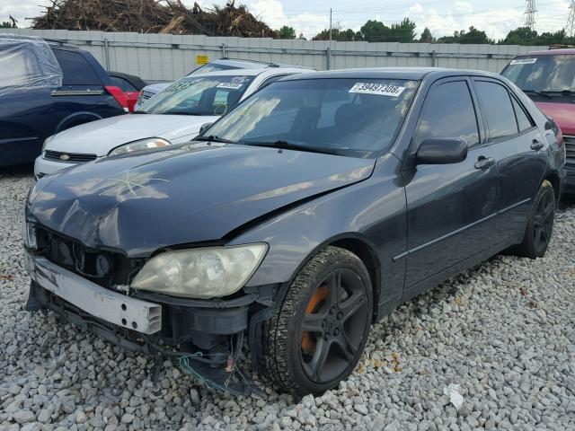 JTHBD192520034072 - 2002 LEXUS IS 300 GRAY photo 2