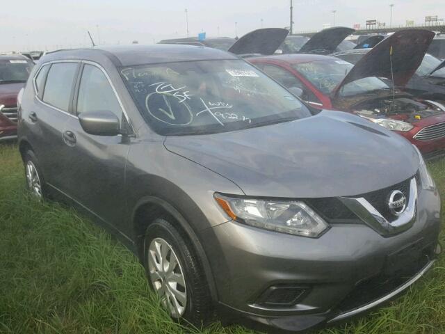 JN8AT2MT5GW011342 - 2016 NISSAN ROGUE S GRAY photo 1