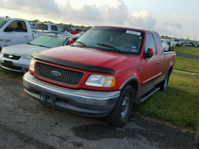 1FTRX17L81KA28692 - 2001 FORD F150 RED photo 2