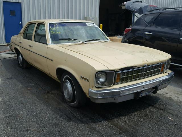 1X69D8T141261 - 1978 CHEVROLET NOVA BEIGE photo 1