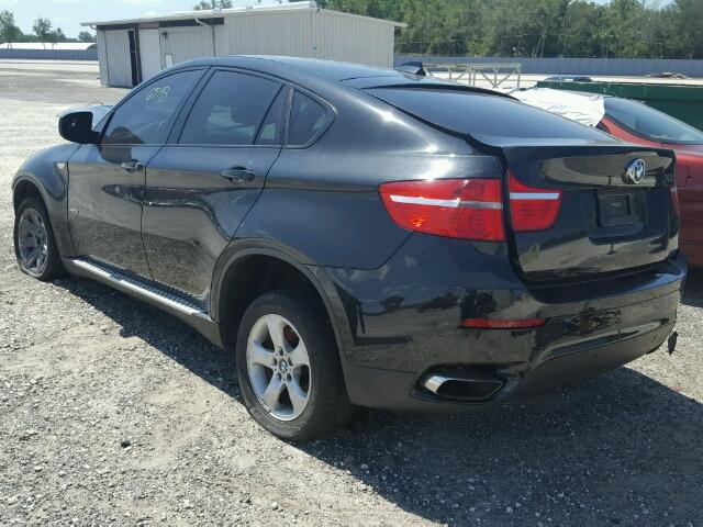 5UXFG8C54CLZ97209 - 2012 BMW X6 BLACK photo 3