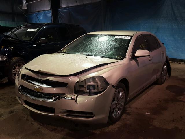 1G1ZC5E01AF193450 - 2010 CHEVROLET MALIBU 1LT ოქროსფერი ფოტო 2