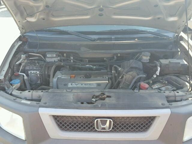 5J6YH18544L009476 - 2004 HONDA ELEMENT SILVER photo 7