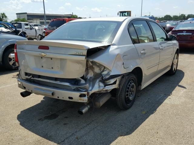 1G1ZW53126F299416 - 2006 CHEVROLET MALIBU SS SILVER photo 4