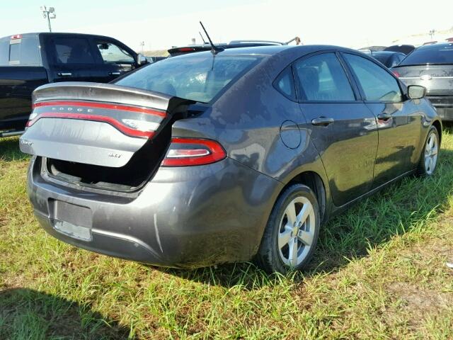 1C3CDFBB0FD380501 - 2015 DODGE DART SXT CHARCOAL photo 4