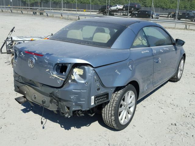 WVWBW7AH2CV015112 - 2012 VOLKSWAGEN EOS KOMFOR ლურჯი ფოტო 4