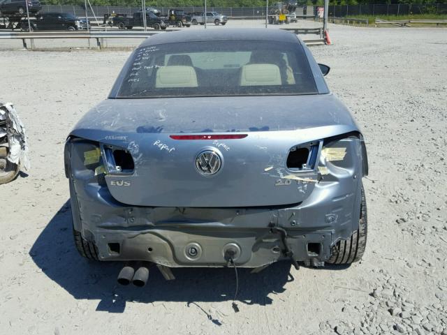 WVWBW7AH2CV015112 - 2012 VOLKSWAGEN EOS KOMFOR ლურჯი ფოტო 9