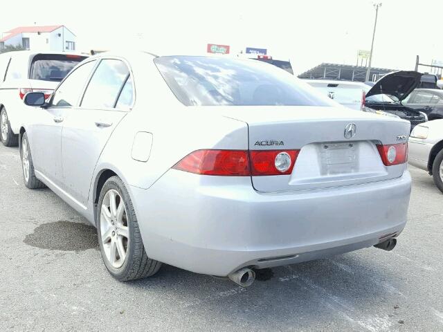 JH4CL96874C027088 - 2004 ACURA TSX SILVER photo 3