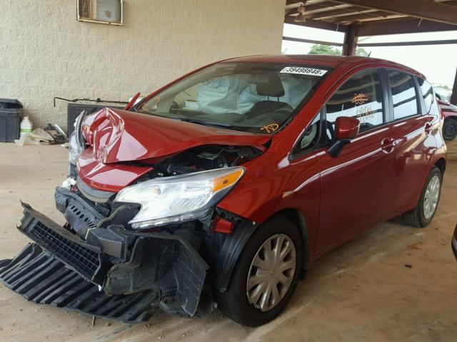 3N1CE2CP3FL449352 - 2015 NISSAN VERSA NOTE RED photo 2