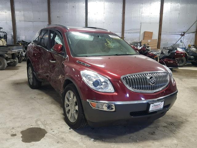 5GAKRCED6BJ111808 - 2011 BUICK ENCLAVE CX MAROON photo 1