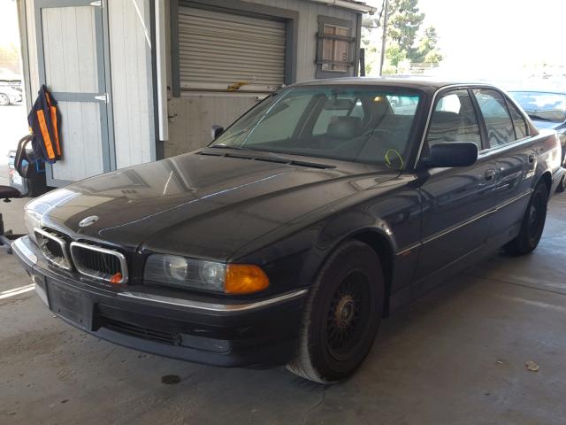 WBAGF832XVDL46840 - 1997 BMW 740 I AUTO BLACK photo 2