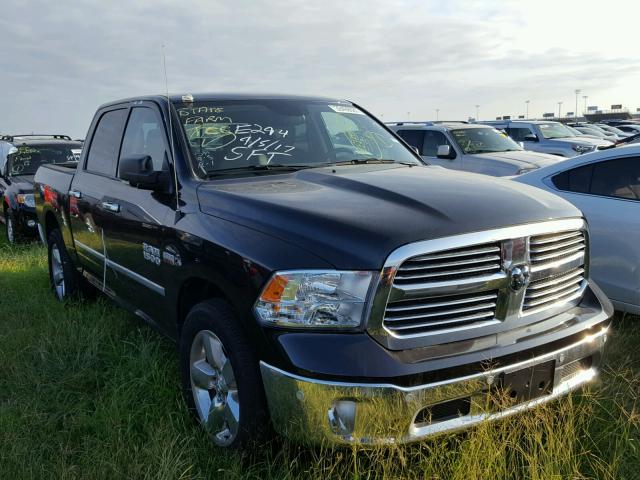 1C6RR6LT0HS570450 - 2017 RAM 1500 SLT BLACK photo 1