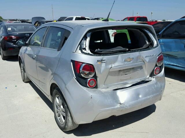 1G1JC6SG2E4115104 - 2014 CHEVROLET SONIC SILVER photo 3