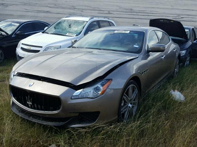 ZAM56PPA1F1125924 - 2015 MASERATI QUATTROPOR TAN photo 2