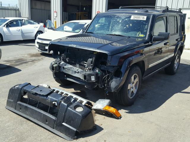 1J4RG4GK5AC156630 - 2010 JEEP COMMANDER BLACK photo 2