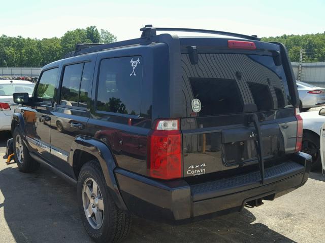 1J4RG4GK5AC156630 - 2010 JEEP COMMANDER BLACK photo 3