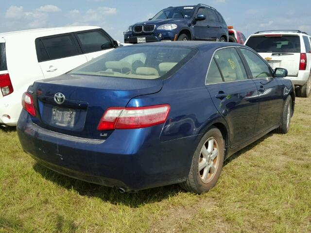 4T1BE46K19U364696 - 2009 TOYOTA CAMRY BLUE photo 4