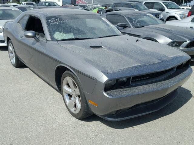 2C3CDYAG2CH174183 - 2012 DODGE CHALLENGER GRAY photo 1