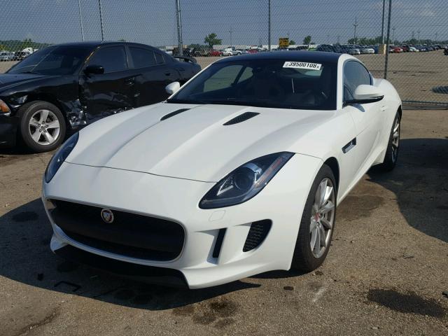 SAJWA6ATXF8K19739 - 2015 JAGUAR F-TYPE WHITE photo 2