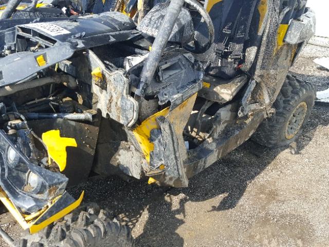 3JBPXLP12DJ004732 - 2013 CAN-AM MAVERICK 1 YELLOW photo 9