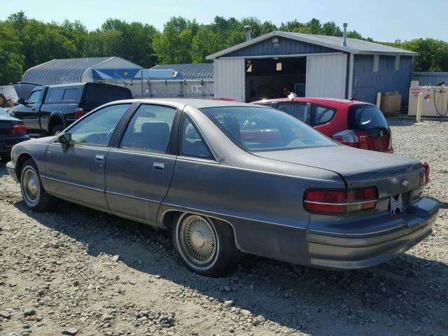 1G1BN53E2MW229144 - 1991 CHEVROLET CAPRICE CL 灰色 照片 3