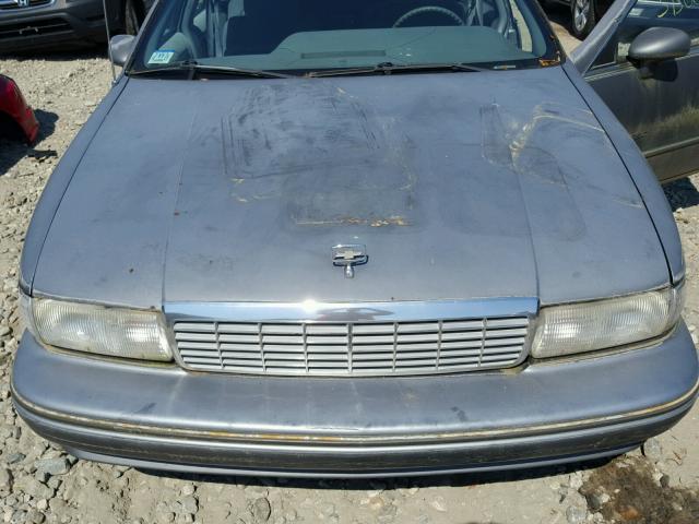 1G1BN53E2MW229144 - 1991 CHEVROLET CAPRICE CL GRAY photo 7