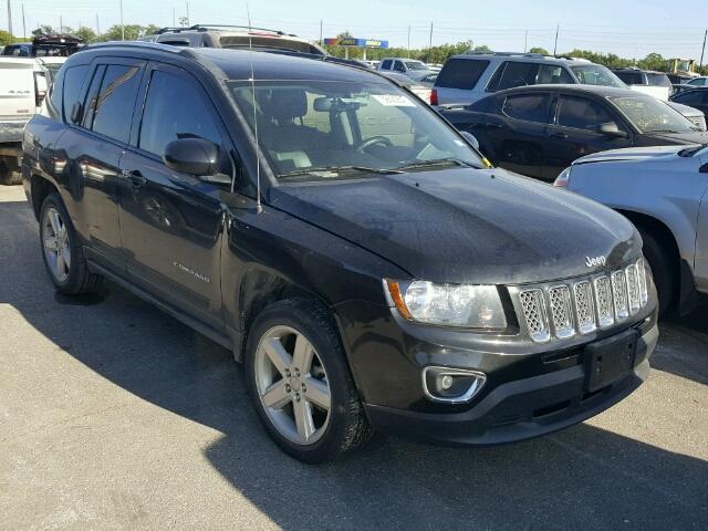 1C4NJCEA9ED679028 - 2014 JEEP COMPASS BLACK photo 1