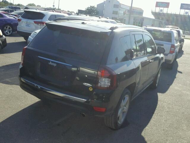 1C4NJCEA9ED679028 - 2014 JEEP COMPASS BLACK photo 4