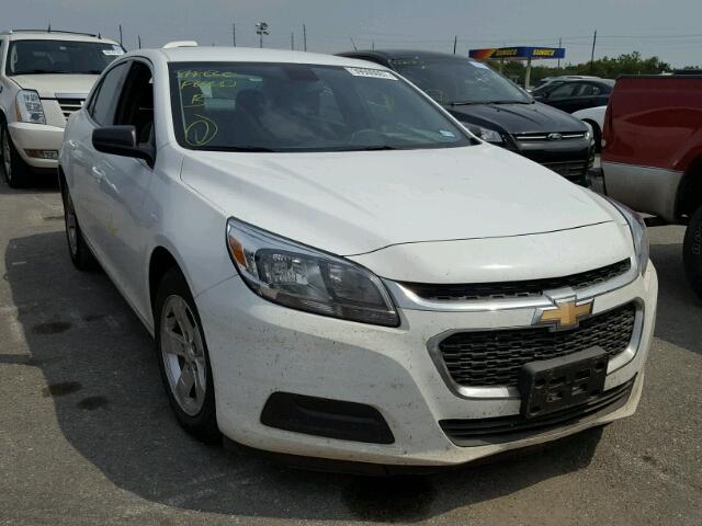 1G11B5SLXFF291673 - 2015 CHEVROLET MALIBU WHITE photo 1