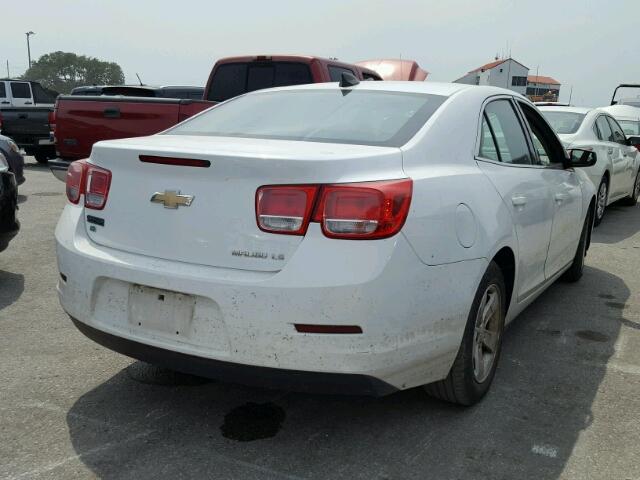 1G11B5SLXFF291673 - 2015 CHEVROLET MALIBU WHITE photo 4