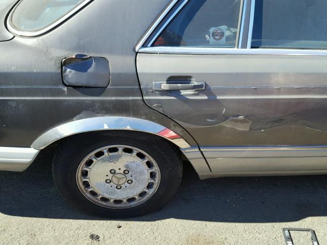 WDBCA39D8HA361787 - 1987 MERCEDES-BENZ 560 SEL GRAY photo 9