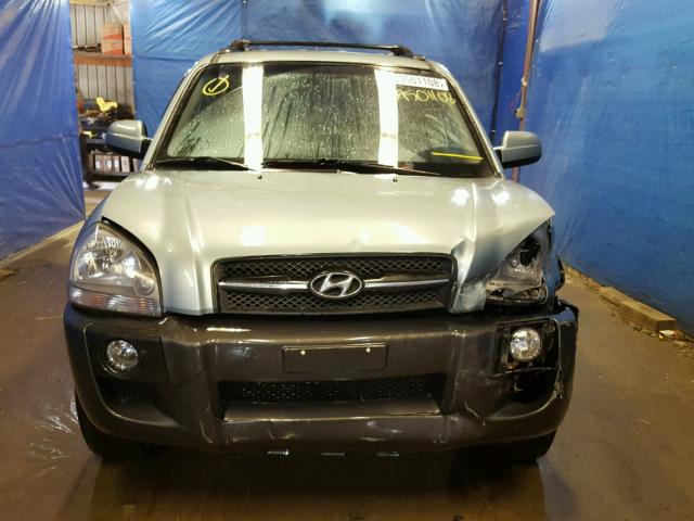 KM8JN72D27U610947 - 2007 HYUNDAI TUCSON SE BLUE photo 9