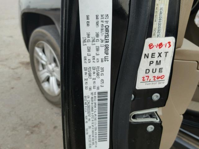 1C4NJDBB3DD262747 - 2013 JEEP COMPASS SP BLACK photo 10