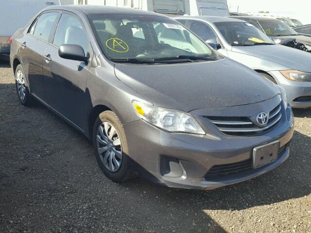 5YFBU4EE1DP119096 - 2013 TOYOTA COROLLA GRAY photo 1