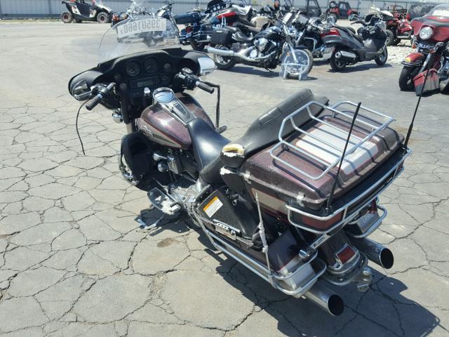 1HD1FC4137Y640625 - 2007 HARLEY-DAVIDSON FLHTCUI Марун фото 3