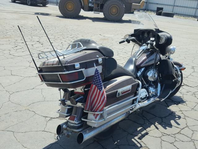 1HD1FC4137Y640625 - 2007 HARLEY-DAVIDSON FLHTCUI Марун фото 4